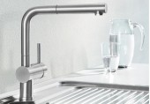 BLANCO LINUS- S Küchenarmatur Edelstahl gebürstet 517184