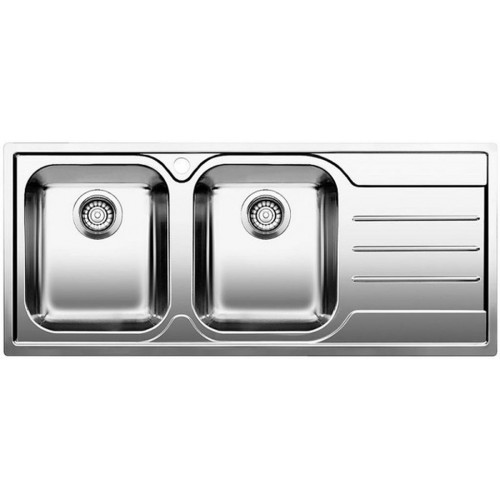 BLANCO Median 8 S-IF Edelstahlspüle Bürstfinish, Becken links 518492