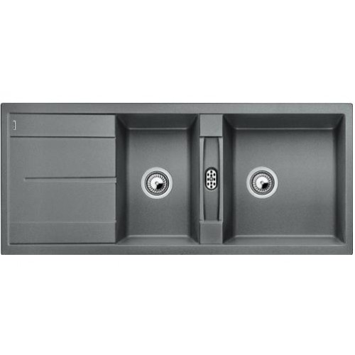 BLANCO METRA 8 S alumetallic ohne Ablauffernbedienung 513063