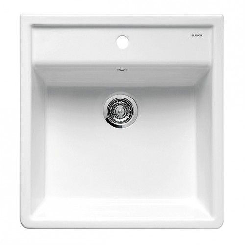 BLANCO Panor 60 Keramik Einbauspüle kristallweiß 514486