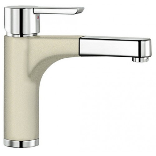 BLANCO PYLOS-S SILGRANIT-look Einhebelmischer Hochdruck jasmin/chrom 512972 BLANCO PYLOS-S SILGRANIT-look Einhebelmischer Hochdruck jasmin/chrom 512972