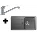 BLANCO SET Granit Spüle FAVOS mini alumetallic + Küchenarmatur DARAS alumetallic