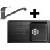 BLANCO SET Granit Spüle FAVOS mini anthrazit + Küchenarmature DARAS anthrazit