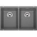 BLANCO Subline 350/350-U Granitspüle mit Ablauffernbed., alumetallic 516286