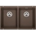 BLANCO Subline 350/350-U Granitspüle mit Ablauffernbed., cafe 516292