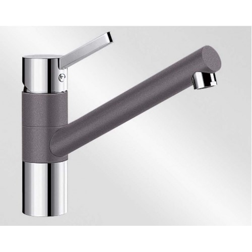 BLANCO TIVO Einhebelmischer Niederdruck SILGRANIT®-Look felsgrau/chrom 518801