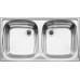 BLANCO TOP ED 8x4 Edelstahl Einbauspüle Leinen 512033