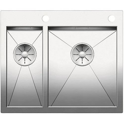 BLANCO Einbauspüle ZEROX 340/180-IF/A Edelstahl Steelart | InFino Ablauf 521642