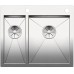 BLANCO Einbauspüle ZEROX 340/180-IF/A Edelstahl Steelart | InFino Ablauf 521642