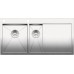 BLANCO Zerox 6 S-IF Edelstahlspüle Seidenglanz mit Zugknopf 521644