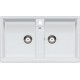 BLANCO Zia 9 weiss Silgranit PuraDur II Einbauspüle 516678