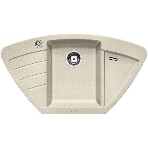 BLANCO Zia 9 E sand (Silgranit PuraDur II) mit Exzenter 514753