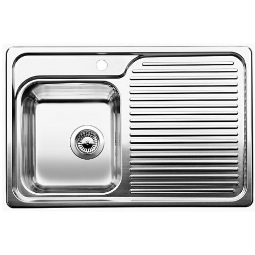 BLANCO CLASSIC 40 S Spüle Edelstahl Seidenglanz Becken links 511125
