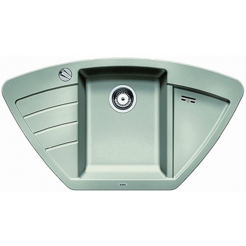 BLANCO Zia 9 E Silgranit PuraDur 2, Farbe perlgrau, 520641 BLANCO Zia 9 E Silgranit PuraDur 2, Farbe perlgrau, 520641