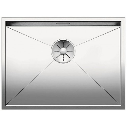 BLANCO Unterbauspüle ZEROX 550-U Edelstahl Steelart InFino Ablauf 521591