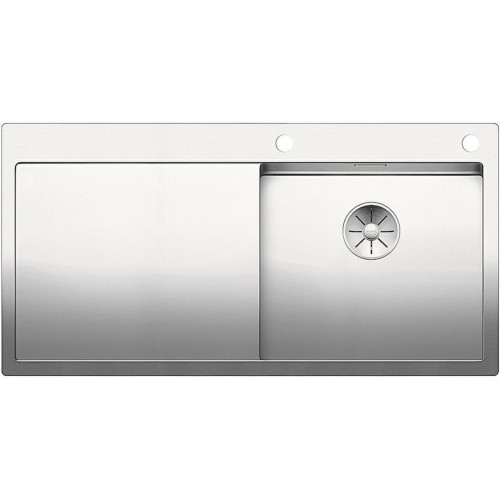 BLANCO Einbauspüle CLARON 5 S-IF Edelstahl Steelart InFino Ablauf Becken rechts 521625 BLANCO Einbauspüle CLARON 5 S-IF Edelstahl Steelart InFino Ablauf Becken rechts 521625