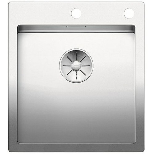 BLANCO Einbauspüle CLARON 400-IF/A Edelstahl Steelart | InFino Ablauf 521632