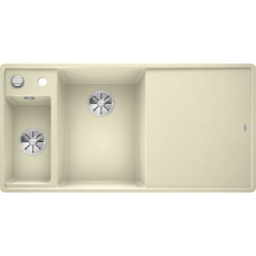 BLANCO Axia III 6 S-F Silgranit PuraDur,Farbe jasmin,Glasschneidbrett,InFino Ablauf 524673 BLANCO Axia III 6 S-F Silgranit PuraDur,Farbe jasmin,Glasschneidbrett,InFino Ablauf 524673