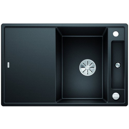 BLANCO Einbauspüle AXIA III 45 S Silgranit PuraDur mit Glasschneidbrett,schwarz 525840 BLANCO Einbauspüle AXIA III 45 S Silgranit PuraDur mit Glasschneidbrett,schwarz 525840