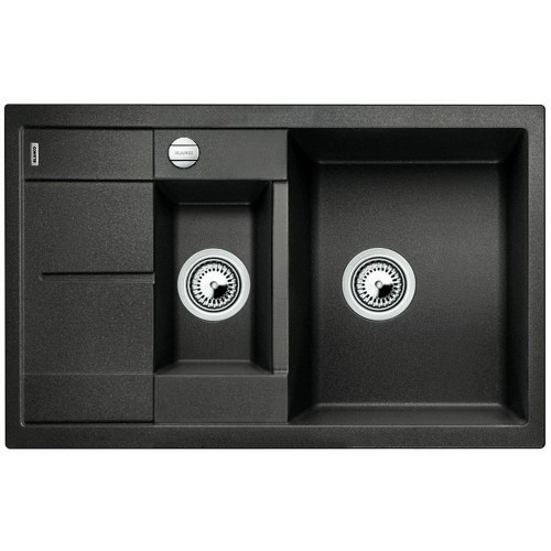 BLANCO Einbauspüle METRA 6 S Compact Silgranit schwarz 525925 BLANCO Einbauspüle METRA 6 S Compact Silgranit schwarz 525925