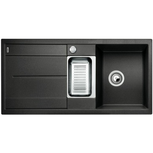 BLANCO Einbauspüle METRA 6 S-F flächenbündig einbaubar schwarz 525929 BLANCO Einbauspüle METRA 6 S-F flächenbündig einbaubar schwarz 525929