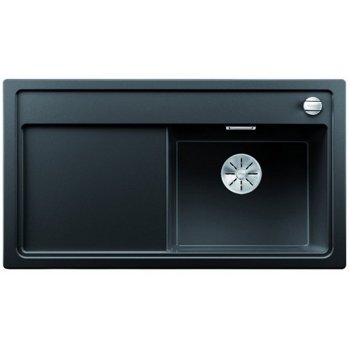 BLANCO Silgranitspüle ZENAR 5 S-F schwarz 526047 BLANCO Silgranitspüle ZENAR 5 S-F schwarz 526047