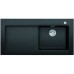 BLANCO Modex M 60 - Silgranitspüle, 1200x605 mm, mit Ablaufsystembedienung, Schwarz 526112