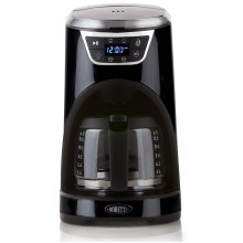 Boretti Eleganter Kaffeeautomat mit Aromakontrolle 1000 W, schwarz B410