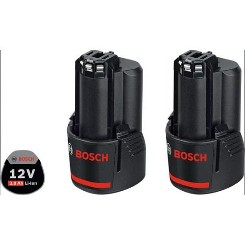 BOSCH 2 x GBA 12V 3.0Ah Professional Akkupack 1600A00X7D