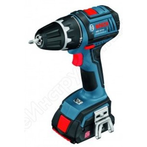 BOSCH GSR 18 V-LI Akku-Schrauber + 2 x 1,5 Ah 060186610J BOSCH GSR 18 V-LI Akku-Schrauber + 2 x 1,5 Ah 060186610J