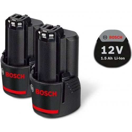 BOSCH Akku 2x GBA 12V/1,5Ah 1600Z0003Z