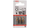 BOSCH Schrauberbit Max Grip, T20, 25 mm, 3er-Pack 2607001691