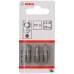 BOSCH Schrauberbit Extra-Hart, PZ 3, 25 mm, 3er-Pack 2607001562