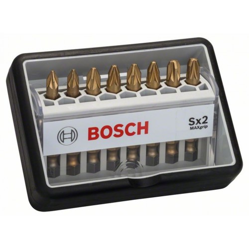 BOSCH 8-teiliges Schrauberbit-Set Robust Line Sx Max Grip 49 mm 2607002571 BOSCH 8-teiliges Schrauberbit-Set Robust Line Sx Max Grip 49 mm 2607002571