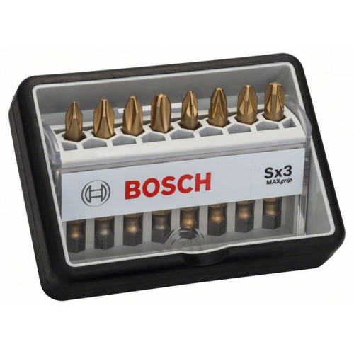 BOSCH 8-teiliges Schrauberbit-Set Robust Line Sx Max Grip 49 mm 2607002572 BOSCH 8-teiliges Schrauberbit-Set Robust Line Sx Max Grip 49 mm 2607002572