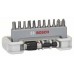 BOSCH 11-tlg. SchrauberbitSet ExtraHart, Bithalter 2608522131