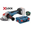 BOSCH GWX 18V-10 PSC Akku-Winkelschleifer X-LOCK, ohne Akku, L Boxx 06017B0800