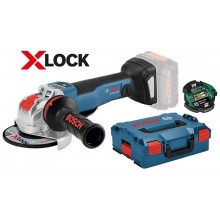 BOSCH GWX 18V-10 PSC Akku-Winkelschleifer X-LOCK, ohne Akku, L Boxx 06017B0800