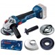 BOSCH GWS 18V-10 PROFESSIONAL Akku Winkelschleifer, Solo Version 06019J4002