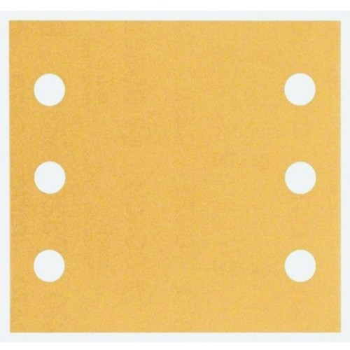 BOSCH Professional Schleifblatt C470, 115 x 107 mm, 120, Klett (10 Stück) 2608607458