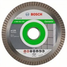 BOSCH Diamanttrennscheibe Best for Ceramic Extra-Clean Turbo, 125x22,23x1,4x7mm