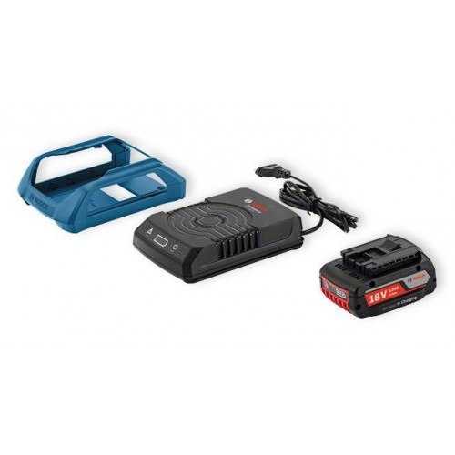 BOSCH Professional Akku Wireless Charging System, 1 x GBA 18 Volt 2,0 Ah MW-B + GAL 1830 W
