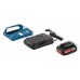BOSCH Professional Akku Wireless Charging System, 1 x GBA 18 Volt 2,0 Ah MW-B + GAL 1830 W