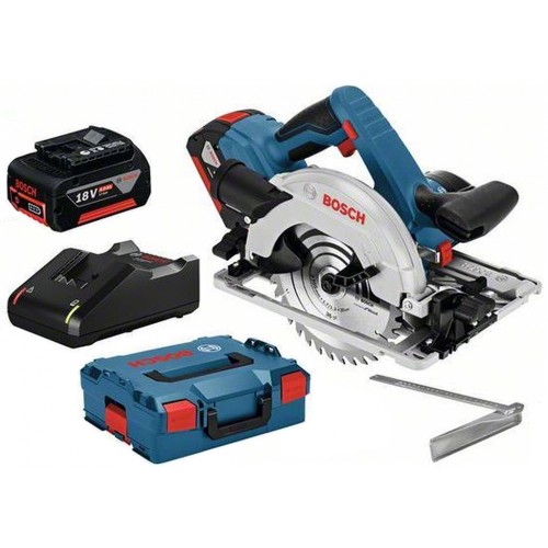 BOSCH GKS 18V-57 G Akku-Kreissäge, mit 18V, 2x 4,0Ah 06016A2106
