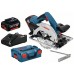 BOSCH GKS 18V-57 G Akku-Kreissäge, mit 18V, 2x 4,0Ah 06016A2106