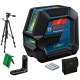 BOSCH GLL 2-15 G Linienlaser, 4x 1,5 AA + Stativ BT 150, 0601063W01