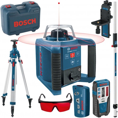 BOSCH Rotationslaser GRL 300 HV, mit RC 1, WM 4, LR 1, BT 300 HD und GR 240 061599403Y