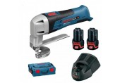 BOSCH GSC 12V-13 PROFESSIONAL Blechschere mit 2x2,0Ah Li-Ion Akku L-BOXX 0601926108
