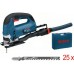 BOSCH GST 90 BE Stichsäge, (+ 25 x Stich-SÄGEBLÄTTER) 060158F002