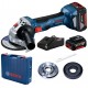 BOSCH GWS 180-LI PROFESSIONAL Akku-Winkelschleifer, 18V 4.0Ah, 125mm 06019H9021